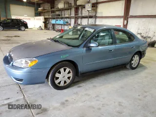 2005 Ford Taurus SEL with VIN 1FAFP56215A255601, listed as a Copart auction lot 57904235 with 134,501 mi miles and Salvage title. Bid and sale history available at DreamBid. Image 1.