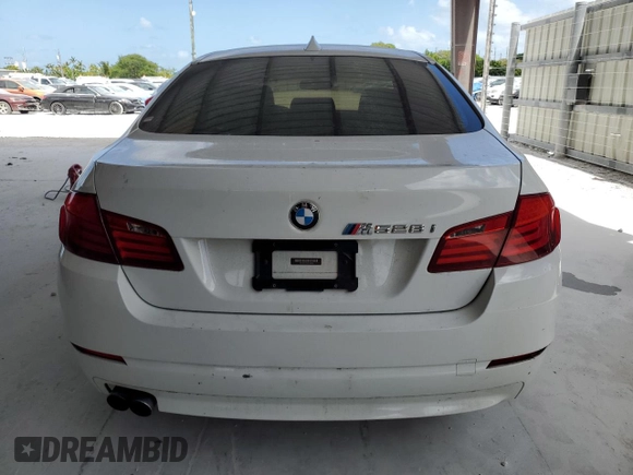 2013 BMW 5 Series 528i with VIN WBAXG5C59DDY34598, listed as a Copart auction lot 55629965 with 153,692 mi miles and Clean Title. Bid and sale history available at carsss.com. Image 6.