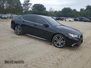 2020 Acura TLX w/Technology Pkg with VIN 19UUB3F45LA000888, listed as a Copart auction lot 72623044 with 68,322 mi miles and Salvage Title. Bid and sale history available at carsss.com. Image 4.