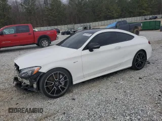 2017 Mercedes-Benz C 43 AMG with VIN WDDWJ6EB5HF445093, listed as a Copart auction lot 42627485 with 86,582 mi miles and Salvage Title. Bid and sale history available at carsss.com. Image 1.