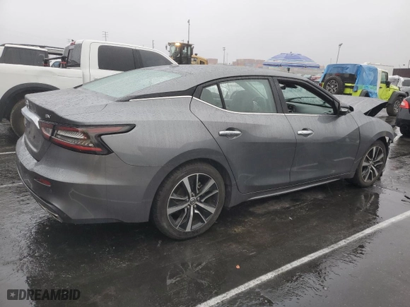 2022 Nissan Maxima SV with VIN 1N4AA6CV7NC505802, listed as a Copart auction lot 45214025 with 43,234 mi miles and Salvage Title. Bid and sale history available at carsss.com. Image 3.