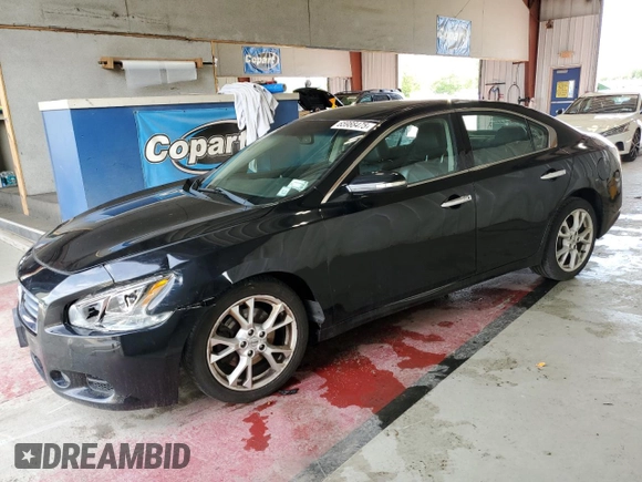 2012 Nissan Maxima SV with VIN 1N4AA5AP9CC868033, listed as a Copart auction lot 65988475 with 87,380 mi miles and Salvage title. Bid and sale history available at DreamBid. Image 1.
