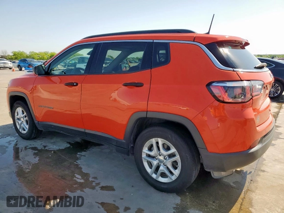 2020 Jeep Compass Sport с VIN 3C4NJCAB3LT253177, выставлен на аукционе Copart как лот 51949525 с пробегом 120 146 миль миль и Чистый • Clean title. История ставок и продаж доступна на DreamBid. Изображение 2.