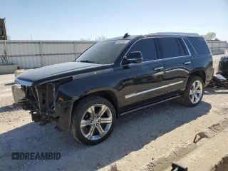 2015 Cadillac Escalade Premium z VIN 1GYS4NKJ9FR518610, wystawiony jako Copart lot #52029305 z przebiegiem 195 497 mil mil oraz Szkody całkowita. Historia ofert i sprzedaży dostępna na DreamBid. Obrazek 1.