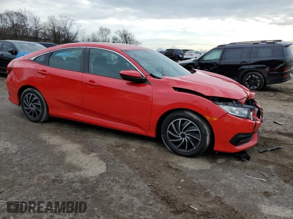 2017 Honda Civic Sedan LX with VIN 2HGFC2F57HH534766, listed as a Copart auction lot 43627195 with 102,586 mi miles and Salvage Title. Bid and sale history available at carsss.com. Image 4.