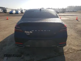 2023 Genesis G70 3.3T with VIN KMTG54TE1PU123941, listed as a Copart auction lot 48929985 with 17,220 mi miles and Salvage title. Bid and sale history available at DreamBid. Image 6.