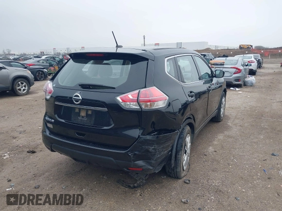 2016 Nissan Rogue S with VIN JN8AT2MT8GW010699, listed as a IAAI auction lot 41706235 with 58,582 mi miles. Bid and sale history available at carsss.com. Image 4.