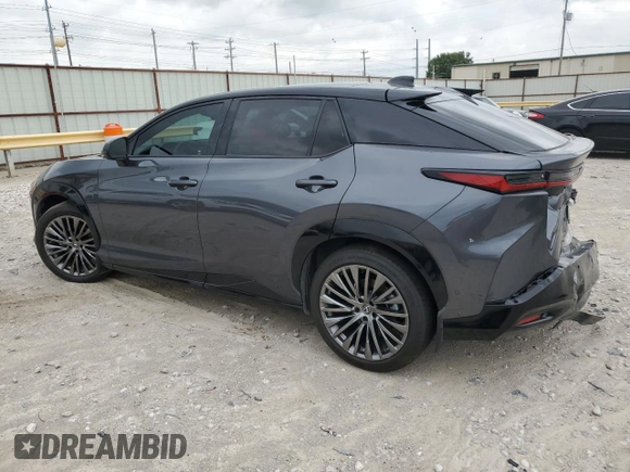 2023 Lexus RZ 450e Premium z VIN JTJAAAAB2PA010568, wystawiony jako Copart lot #53693974 z przebiegiem 12 046 mil mil oraz Szkody całkowita. Historia ofert i sprzedaży dostępna na DreamBid. Obrazek 2.