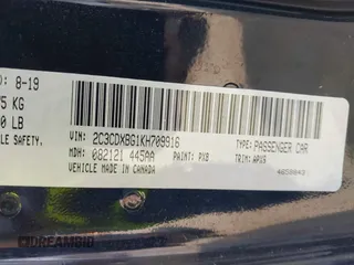 2019 Dodge Charger SXT with VIN 2C3CDXBG1KH709916, listed as a IAAI auction lot 41386840 with 151,403 mi miles and . Bid and sale history available at DreamBid. Image 9.