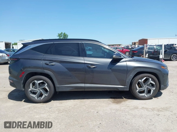 2023 Hyundai Tucson Limited with VIN 5NMJE3AE7PH202376, listed as a IAAI auction lot 42302364 with 55,696 mi miles and . Bid and sale history available at DreamBid. Image 13.
