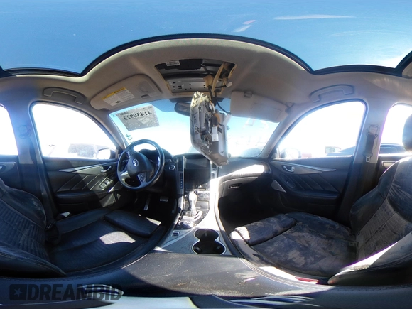 2017 Infiniti Q50 2.0t with VIN JN1CV7AR8HM680189, listed as a IAAI auction lot 41430923 with 84,341 mi miles. Bid and sale history available at carsss.com. Image 19.