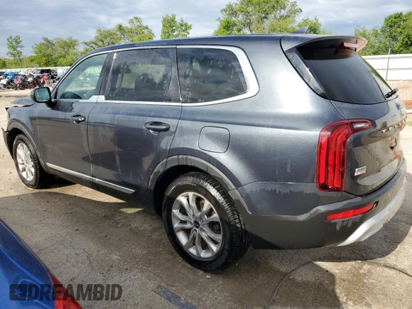 2020 Kia Telluride LX with VIN 5XYP2DHC6LG023733, listed as a Copart auction lot 59102625 with 99,279 mi miles and Salvage title. Bid and sale history available at DreamBid. Image 2.