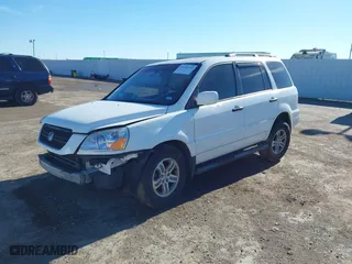 2004 Honda Pilot EX with VIN 2HKYF185X4H592684, listed as a IAAI auction lot 41649752 with 1 mi miles. Bid and sale history available at carsss.com. Image 18.