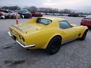1972 Chevrolet Corvette with VIN 1Z37K2S521218, listed as a Copart auction lot 84444904 with 71,326 mi miles and Salvage title. Bid and sale history available at DreamBid. Image 3.