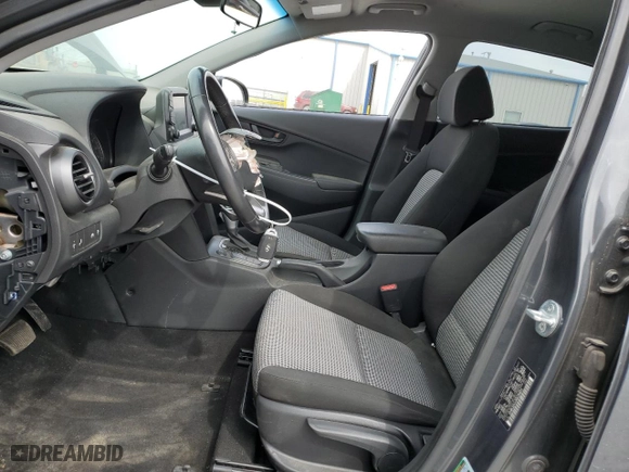2021 Hyundai Kona SEL with VIN KM8K22AA3MU750671, listed as a Copart auction lot 49712015 with 30,025 mi miles and Salvage Title. Bid and sale history available at carsss.com. Image 7.