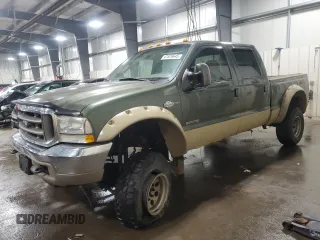 2004 Ford F-350 XL with VIN 1FTSW31P14EC22866, listed as a Copart auction lot 47579645 with 213,559 mi miles and Salvage Title. Bid and sale history available at DreamBid. Image 1.