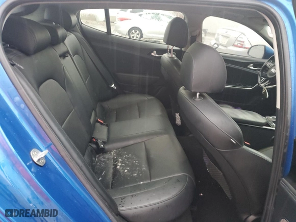 2018 Kia Stinger Premium with VIN KNAE25LA1J6013451, listed as a Copart auction lot 51860335 with 126,376 mi miles and Salvage Title. Bid and sale history available at carsss.com. Image 10.