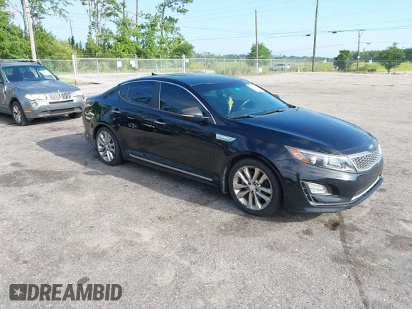 2015 Kia Optima EX with VIN KNAGN4AD7F5090393, listed as a IAAI auction lot 42632332 with 205,227 mi miles and . Bid and sale history available at DreamBid. Image 1.