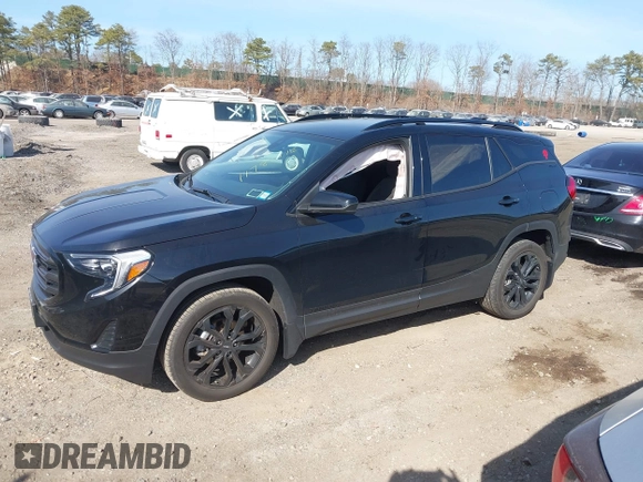 2021 GMC Terrain SLE with VIN 3GKALTEV9ML322053, listed as a IAAI auction lot 41781415 with 18,734 mi miles and . Bid and sale history available at carsss.com. Image 14.
