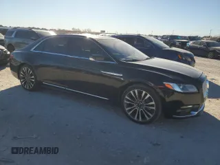2017 Lincoln Continental Reserve with VIN 1LN6L9NC6H5631760, listed as a Copart auction lot 87201744 with 44,118 mi miles and Salvage Title. Bid and sale history available at DreamBid. Image 4.