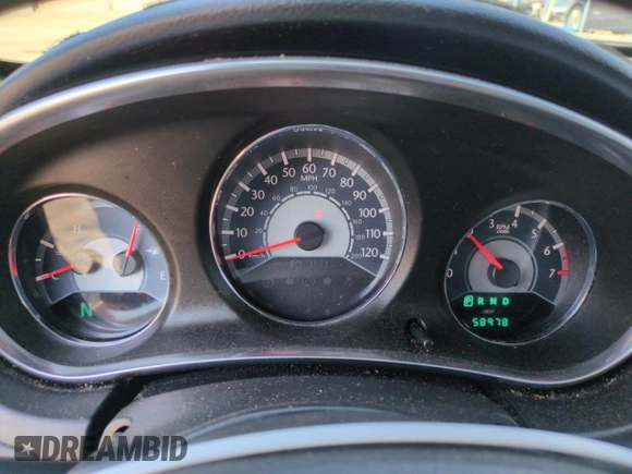 2013 Chrysler 200 Touring with VIN 1C3CCBBB8DN732212, listed as a Copart auction lot 50824375 with 58,978 mi miles and Salvage Title. Bid and sale history available at carsss.com. Image 9.