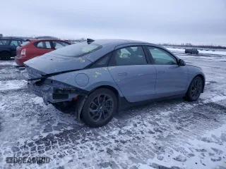 2024 Hyundai IONIQ 6 Limited with VIN KMHM54AC5RA054187, listed as a Copart auction lot 84738604 with 17,457 mi miles and Salvage Title. Bid and sale history available at carsss.com. Image 3.