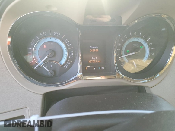 2012 Buick LaCrosse Premium 1 with VIN 1G4GD5E35CF271359, listed as a Copart auction lot 72017694 with 243,596 mi miles and Salvage Title. Bid and sale history available at carsss.com. Image 9.