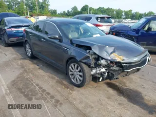 2015 Kia Optima LX with VIN 5XXGM4A75FG499021, listed as a IAAI auction lot 42484401 with 143,269 mi miles and . Bid and sale history available at DreamBid. Image 1.
