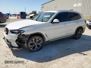 2022 BMW X3 sDrive30i z VIN WBX47DP00NN173489, wystawiony jako Copart lot #51868085 z przebiegiem 19 534 mil mil oraz Szkoda całkowita • Salvage title. Historia ofert i sprzedaży dostępna na DreamBid. Obrazek 1.