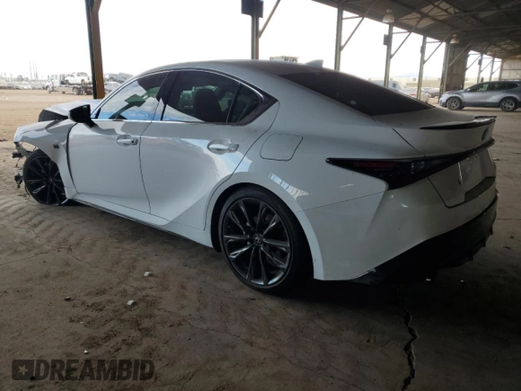 2024 Lexus IS 300 with VIN JTHBA1D23R5132336, listed as a Copart auction lot 89137755 with 7,435 mi miles and Salvage title. Bid and sale history available at DreamBid. Image 2.