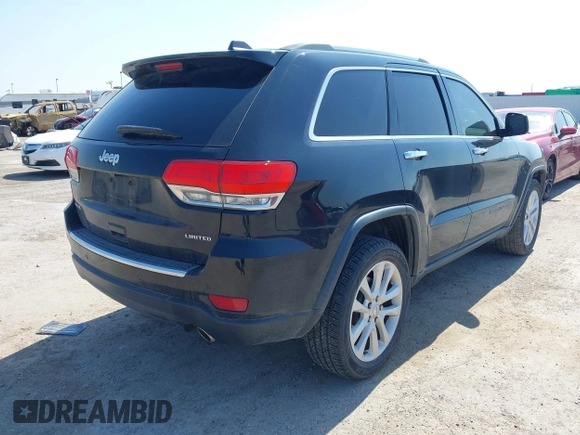 2017 Jeep Grand Cherokee Limited with VIN 1C4RJFBG8HC684470, listed as a IAAI auction lot 41977751 with 89,537 mi miles and . Bid and sale history available at DreamBid. Image 4.