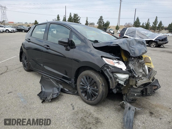 2018 Honda Fit Sport z VIN 3HGGK5H65JM702183, wystawiony jako Copart lot #55439775 z przebiegiem Nie podano mil oraz Szkoda całkowita • Salvage title. Historia ofert i sprzedaży dostępna na DreamBid. Obrazek 4.