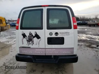 2019 Chevrolet Express Cargo с VIN 1GCWGAFPXK1143678, выставлен на аукционе Copart как лот 88565115 с пробегом 89 352 миль миль и Списание • Salvage title. История ставок и продаж доступна на DreamBid. Изображение 6.