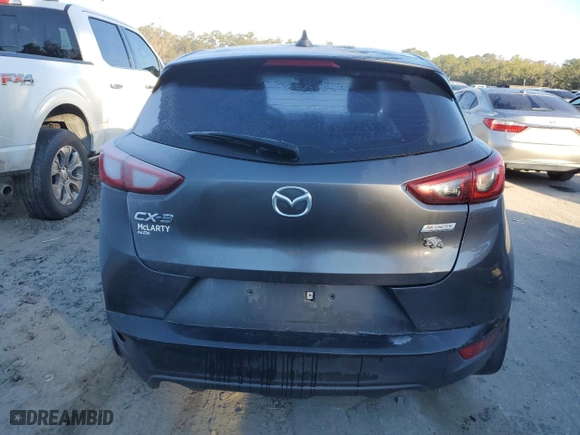 2019 Mazda CX-3 Sport with VIN JM1DKDB75K1419679, listed as a Copart auction lot 82575574 with 71,187 mi miles and Salvage Title. Bid and sale history available at carsss.com. Image 6.