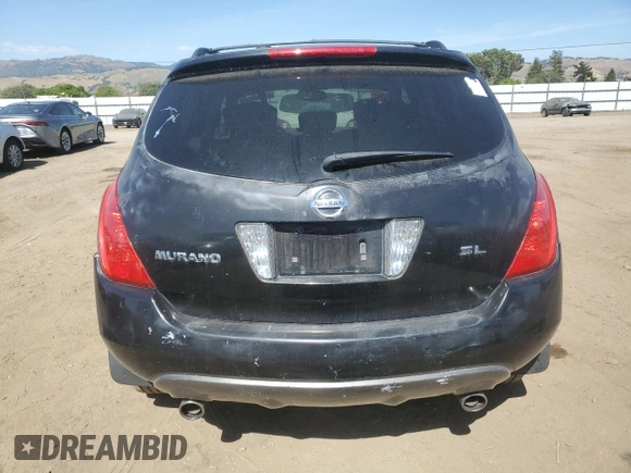 2005 Nissan Murano SL z VIN JN8AZ08T45W318494, wystawiony jako Copart lot #57463815 z przebiegiem 171 224 mil mil oraz Czysty tytuł • Clean title. Historia ofert i sprzedaży dostępna na DreamBid. Obrazek 6.