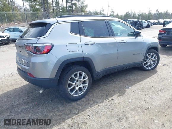 2023 Jeep Compass Latitude Lux с VIN 3C4NJDFN4PT558945, выставлен на аукционе IAAI как лот 41855576 с пробегом 9 375 миль миль и . История ставок и продаж доступна на DreamBid. Изображение 4.