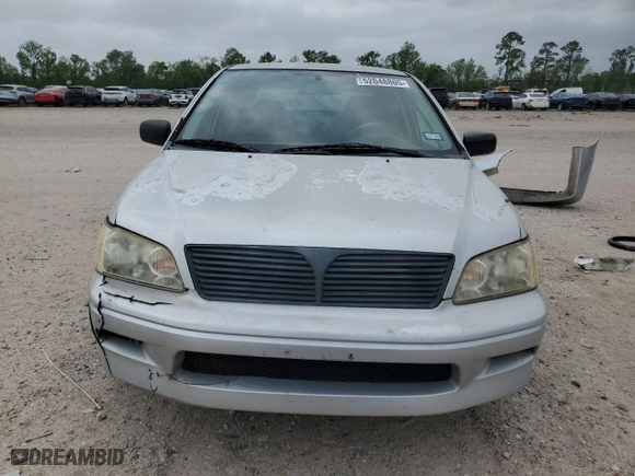 2002 Mitsubishi Lancer ES with VIN JA3AJ26E52U024157, listed as a Copart auction lot 52048805 with 169,750 mi miles and Salvage Title. Bid and sale history available at carsss.com. Image 5.