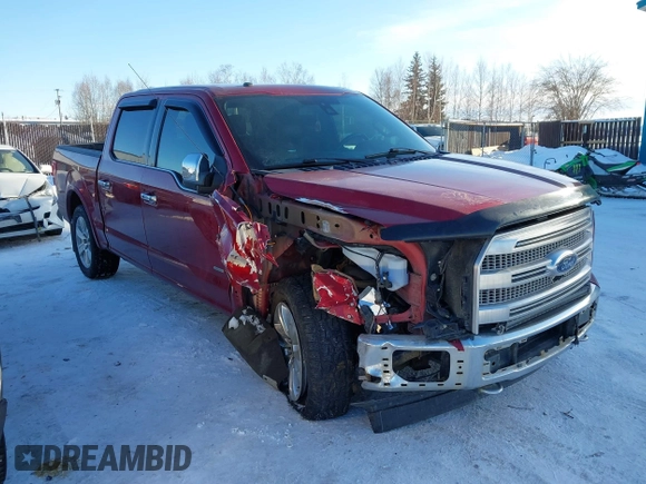 2017 Ford F-150 XL with VIN 1FTEW1EG6HFA47588, listed as a IAAI auction lot 41707391 with 71,529 mi miles. Bid and sale history available at carsss.com. Image 1.