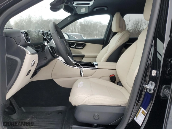 2024 Mercedes-Benz GLC with VIN W1NKM4HB3RF025049, listed as a Copart auction lot 43662595 with 595 miles and Salvage Title. Bid and sale history available at carsss.com. Image 7.