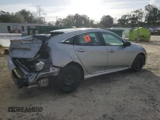 2019 Honda Civic LX with VIN 2HGFC2F64KH598215, listed as a Copart auction lot 41570505 with 33,768 mi miles and Non Repairable. Bid and sale history available at DreamBid. Image 3.