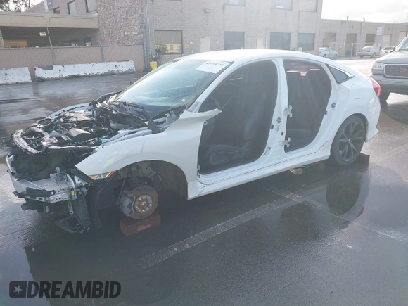 2019 Honda Civic Sport with VIN 19XFC2F86KE215368, listed as a IAAI auction lot 41934715 with 50,253 mi miles and . Bid and sale history available at DreamBid. Image 17.