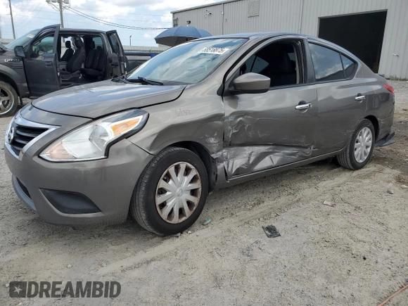 2016 Nissan Versa S with VIN 3N1CN7AP4GL808905, listed as a Copart auction lot 58518875 with 115,679 mi miles and Salvage title. Bid and sale history available at DreamBid. Image 1.
