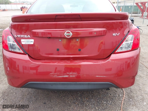 2019 Nissan Versa Sedan SV with VIN 3N1CN7AP7KL858724, listed as a IAAI auction lot 41895626 with 103,992 mi miles. Bid and sale history available at carsss.com. Image 6.