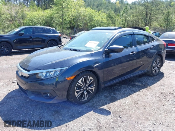2017 Honda Civic Sedan EX-T with VIN 19XFC1F39HE021182, listed as a IAAI auction lot 41987404 with 88,733 mi miles. Bid and sale history available at carsss.com. Image 17.