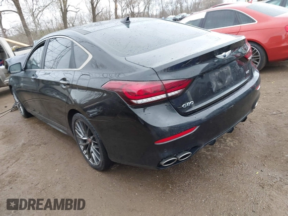2019 Genesis G80 Sport with VIN KMTFN4JB9KU321079, listed as a IAAI auction lot 41822859 with 71,001 mi miles and . Bid and sale history available at carsss.com. Image 3.