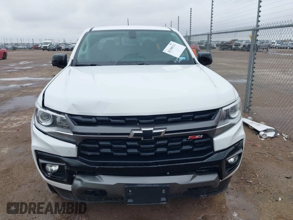 2021 Chevrolet Colorado 4WD Z71 with VIN 1GCGTDEN9M1256767, listed as a IAAI auction lot 42188311 with 55,116 mi miles and . Bid and sale history available at DreamBid. Image 12.