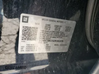 2018 Chevrolet Tahoe LT z VIN 1GNSCBKC5JR341076, wystawiony jako Copart lot #57123295 z przebiegiem 134 055 mil mil oraz Szkoda całkowita • Salvage title. Historia ofert i sprzedaży dostępna na DreamBid. Obrazek 12.