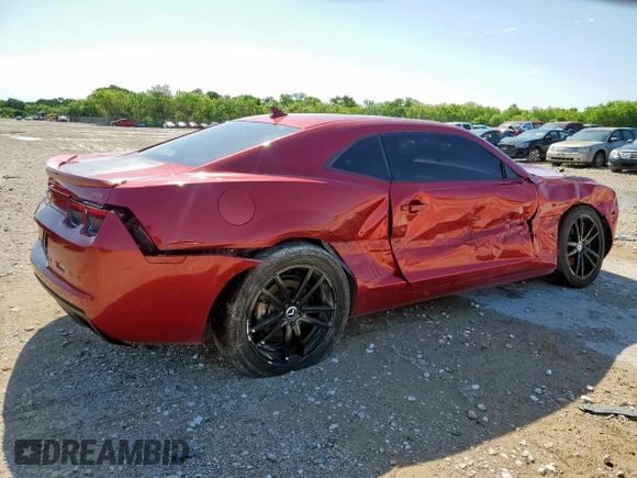 2013 Chevrolet Camaro LT with VIN 2G1FC1E35D9244676, listed as a Copart auction lot 51781245 with 254,247 mi miles and Salvage Title. Bid and sale history available at carsss.com. Image 3.