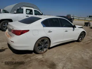 2015 Infiniti Q50 Premium with VIN JN1BV7AP4FM352906, listed as a Copart auction lot 50813885 with Not provided miles and Clean title. Bid and sale history available at DreamBid. Image 3.