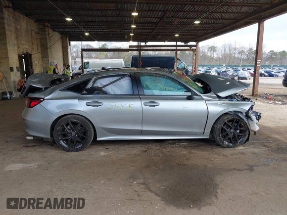 2025 Honda Civic Sport with VIN 2HGFE2F58SH541405, listed as a IAAI auction lot 42057054 with 5,000 mi miles and . Bid and sale history available at DreamBid. Image 12.